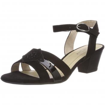 Softline 28361 Sandali Donna Cinturino alla Caviglia, Nero 38 EU