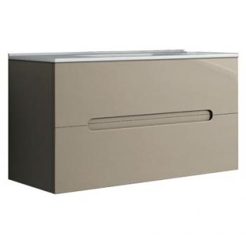 Mod. Victoria Moka 80x45 cm – Lavabo con 2 cajones suspendidos