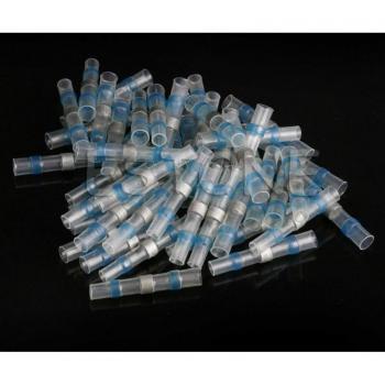 50Pcs 16-14AWG Heat Shrink Solder Sleeve Butt Connectors