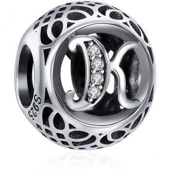 Charme K en Argent Sterling 925 pour Cadeau Anniversaire Femme