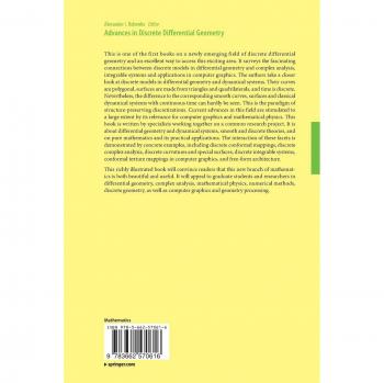 Advances in Discrete Differential Geometry