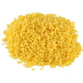 Cera Pura de Abeja 100% – Grano 50 g, Ideal para Alimentos y Cosméticos