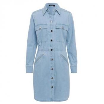 MARC AUREL Tencel Jeanskleid in Blau 44