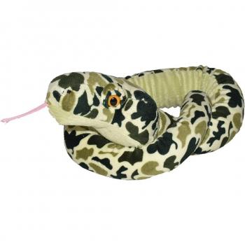 Serpent peluche camo vert 135 cm