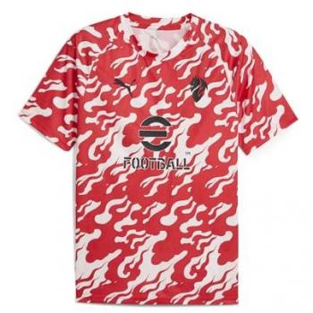 Maglia Puma AC Milan Pre‑Match Uomo S – Bianco Rosso