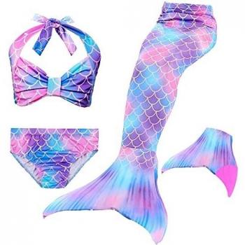 Traje de Baño Sirena con Aletas Le SSara 2018