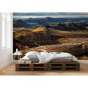 Komar Vliestapete Urwelten 400x250 cm mit 100 cm Bahnbreite