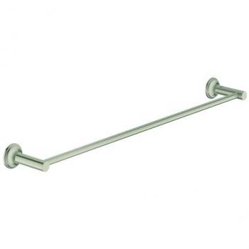 Barre porte-serviette Grohe Essentials Authentic 40653EN1, nickel brossé, longueur 626 mm