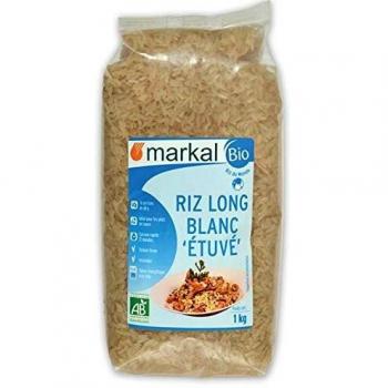 Riz long blanc étuvé sachet 1kg