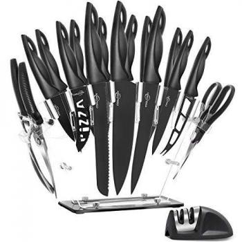 Coolcook Precision 18-Piece Chef & Utility Knives