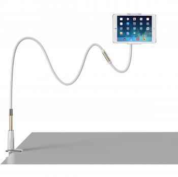 Supporto tablet universale in alluminio con finitura dorata