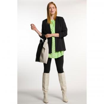 Plus Size Green Dot Burnout Tunic Blouse, Women, Size 24/26, Viscose/Synthetic Fibers