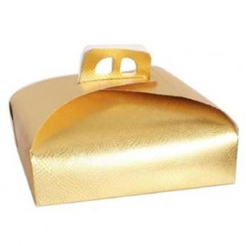 Set 3 piezas Kaela, caja dorada 40x40 cm, ideal para eventos