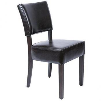 Bolero Badezimmermatten Chunky Kunstleder Bürostuhl dunkelbraun, 940 mm Höhe