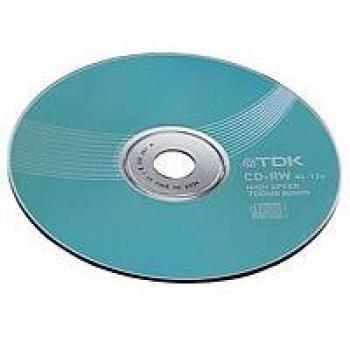 Disco Reescribible 10X TDK CD‑RW700HCBA10
