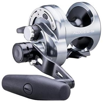 Okuma Alijos AJ-12SII 2-Speed Silver Jig Reel –