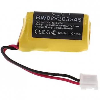 Pile Vhbw pour Siemens VDO DTCO 1381 (1200mAh, 3.6V, Li-SOCl2)