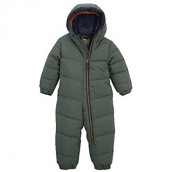 FIRST INSTINCT BY KILLTEC – Wind‑ und wasserabweisender Schneeanzug für Kinder, Gr. 122/128, Grün (Waldmeister), mit warmem Teddyfleece‑Innenfutter