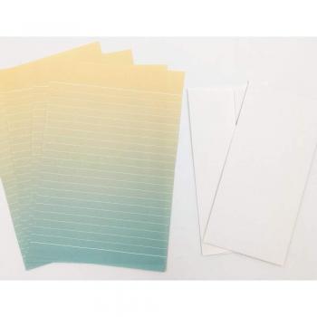 Graduated Color Stationery Set for Boys and Girls