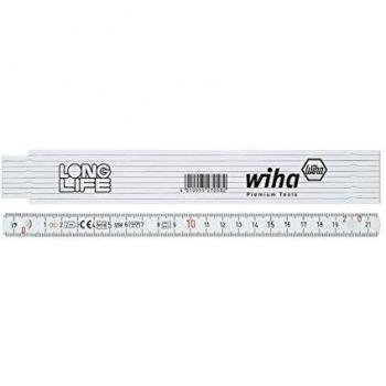 Règle pliable Wiha Longlife 2 m Blanc