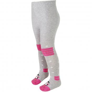 Mehrfarbige Baby-Mädchen Strumpfhose maximo mit Rutschschicht & Pinguinen