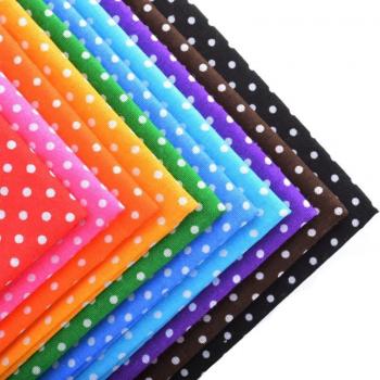 Nanchuang Cotton Patchwork Fat Quarters Polka Dot 10pcs 50x50cm
