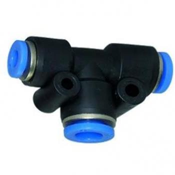 Raccord En T Plug-in Série Bleue 2 x 6 / 1 x 4 mm L1 19,0 mm