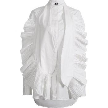 XITAO Goddess Fan Ruffle Blouse for Women GCC3739