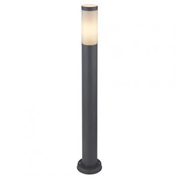 Lampada da terra per esterni, illuminazione da giardino, acciaio inossidabile, antracite, Globo 31588A