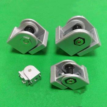Bisagra de Metal de Aleación de Zinc para Puertas, Conector para Perfiles de Extrusión de Aluminio 3030