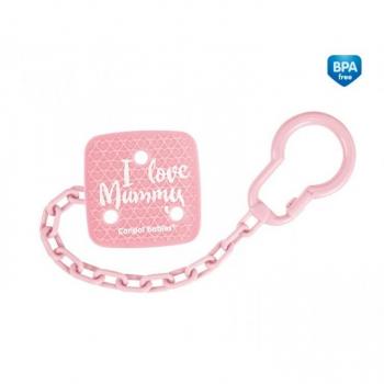 Cadenita para chupete I Love Mummy Canpol 2/434 Miętowa