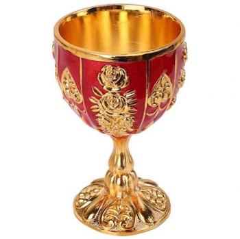 Retro Metal Cocktail Goblets
