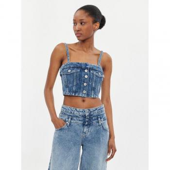 Karl Lagerfeld Blaues Slim Fit Top