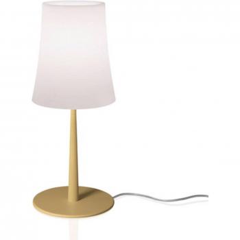 Lampe de table Birdie Easy Foscarini – Jaune sable, pied jaune