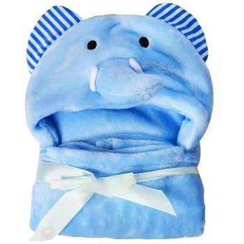 Toalla de baño con capucha de animalito para bebé, albornoz suave y absorbente, bata unisex para pequeños