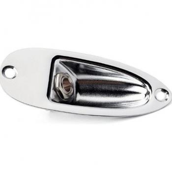 1pc Chrome Jack Plug for Electric Guitar