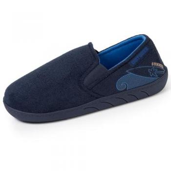 Isotoner Chaussons Confort Marine Junior 37 Garçon
