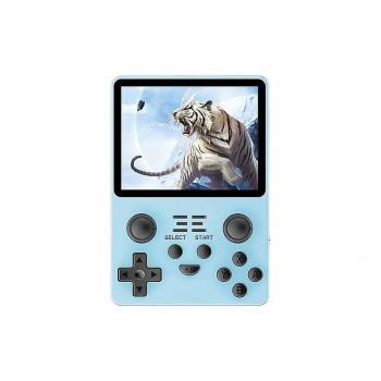 Console RGB20S Powkiddy – Open Source, 16 Go & 64 Go, 15 000 Jeux – Édition Bleue