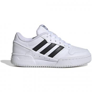 Adidas Originali Scarpe Junior Team Court 2.0 Str Ftwr Bianco/Cerchio Nero/Ftwr Bianco EU 37 1/3