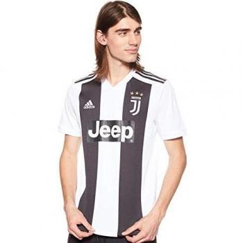 Adidas Juventus H JSY, T-shirt Calcio Uomo, Bianco (Black/White), L