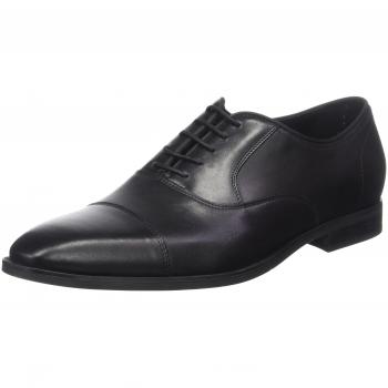Geox U New Life E, Zapatos Oxford para Hombre, Color Negro