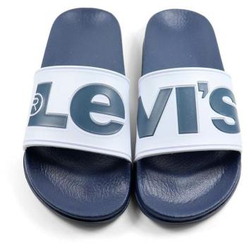 Levi’s Youth Navy-White Footwear Slides, UK 4 (June Collection)