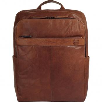 Spikes & Sparrow Leder Laptop-Rucksack
