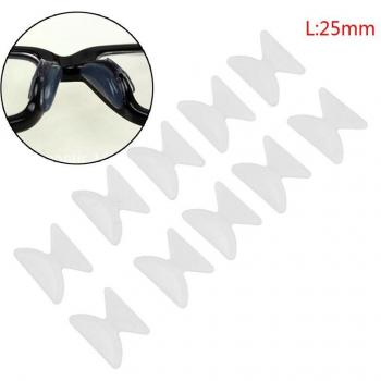 Black and White Silicone Nose Pads for Eyeglasses