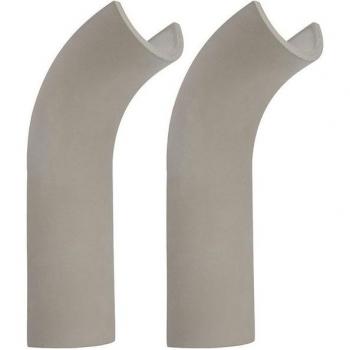 Globo LED‑Wandleuchte – Wohnzimmerlampe, 2‑faches Set in Beton grau