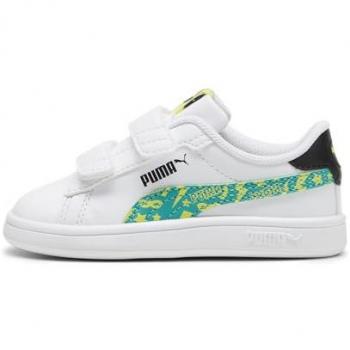 PUMA Masked Hero Smash 3.0 Scarpe per Neonati 21 Bianco