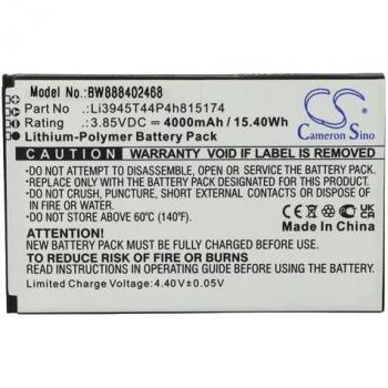 Source d’énergie VHBW destinée aux routeurs ZTE MU500/MU501 – 4000 mAh, 3,85 V, Li‑polymer
