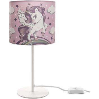Lámpara Decorativa Unicornio Blanco y Rosa