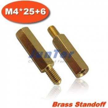 100pcs M4 Male Female Brass Standoff