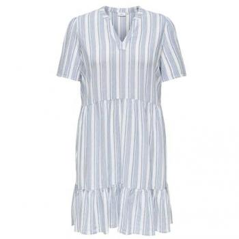 ONLY CARMAKOMA Kurzkleid CARTIRI-CARO mit V-Ausschnitt